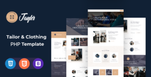 Tayler - Tailor & Clothing PHP Template by templatecore