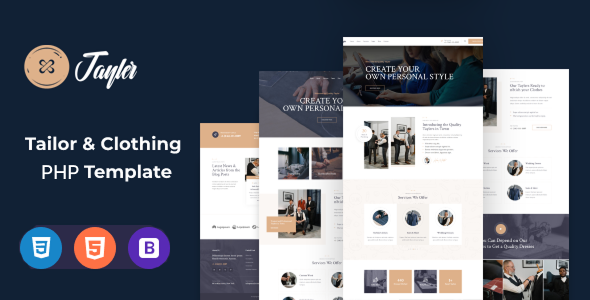 Tayler - Tailor & Clothing PHP Template by templatecore