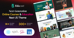 Educeet – University, Online Courses, School & Education Next JS Template by ordainIT