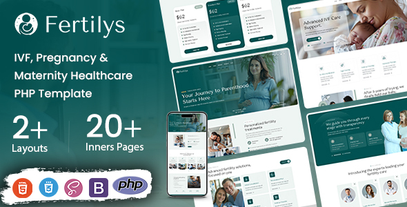Fertilys – IVF, Pregnancy & Maternity Healthcare PHP Template by KodeSolution