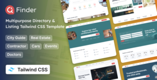 Finder - Multipurpose Tailwind CSS 4 Directory & Listing HTML Template by coderthemes