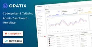 Opatix - CodeIgniter & Tailwind CSS 4 Admin Dashboard Template by MyraStudio