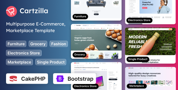Cartzilla - CakePHP Multipurpose E-Commerce Template by themesdesign