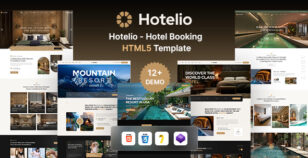Hotelio – Luxury Hotel Resort & Mountain HTML5 Template by Dreamit-Solution