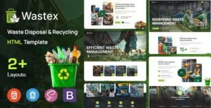 Wastex - Waste Disposal & Recycling HTML Template by ThemeMascot