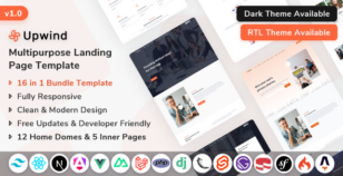 Upwind - Multipurpose Landing Template by ShreeThemes