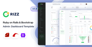Rizz - Ruby on Rails Admin & Dashboard Template by Mannat-Themes