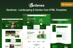 Gardenee - Landscaping & Garden Care HTML Templates by HtmlDesignTemplates