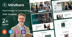 Mindkare - Psychology & Counseling HTML Template by ThemeMascot