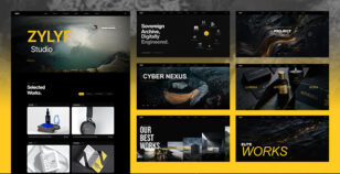 Zylyf – Premium Brutalist Portfolio & Agency HTML Template by ThemeGuri