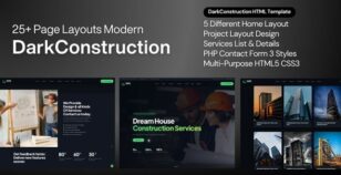 DarkConstruction – Building & Construction Multi Purpose Template by ThemeIoan