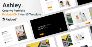 Ashley - Creative Portfolio Payload CMS NextJS Template by bslthemes