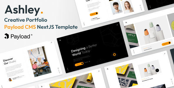 Ashley - Creative Portfolio Payload CMS NextJS Template by bslthemes