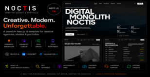 Noctis - Creative Agency & Portfolio Next.js Template by bhplugin