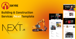 Skyre – Building & Construction Services Next js Template by craftdzine
