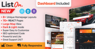 ListOn - Directory & Listing React Template by easital_tech