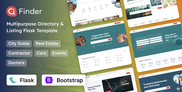 Finder - Flask Multipurpose Directory & Listing Template by themesdesign