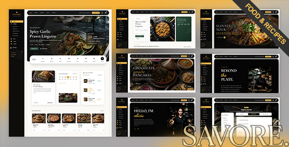 Savore — Food & Recipes HTML Template by ThemeGuri