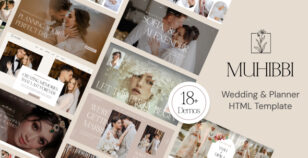 Muhibbi - Wedding & Wedding Planner HTML Template by wpoceans