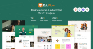 Eduflow - Education HTML Template by wprealizer