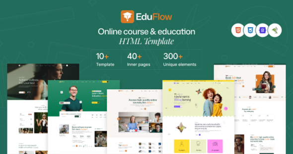 Eduflow - Education HTML Template by wprealizer