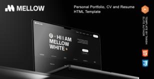 Mellow - Personal Portfolio HTML Template by tansh