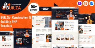 Builza – Construction & Building PHP Template by dreamlayout