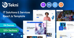 Tekni – IT Solutions & Technology React JS Template by validthemes