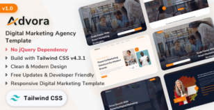 Advora - Digital Marketing Tailwind CSS Tamplate by ShreeThemes