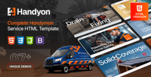 Handyon - Handyman Services HTML Template by Creatives_Planet