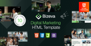 Bizeva - Business Marketing HTML Template by designervily