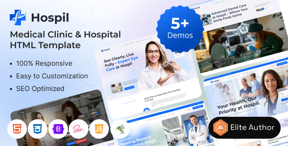 Hospil - Medical and Healthcare Template by laralink