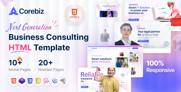 Corebiz – Business Consulting HTML Template by Rainbow-Themes