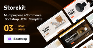 Storekit - Multipurpose eCommerce Bootstrap HTML Template by HexNova