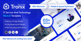 Tronix - IT Service And Technology Next.js Template by onertheme