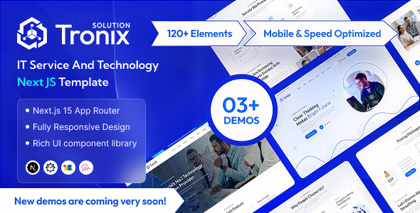 Tronix - IT Service And Technology Next.js Template by onertheme