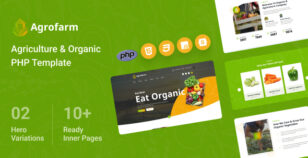 Agrofarm - Agriculture & Organic PHP Template by zcubethemes