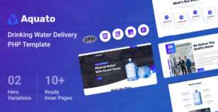 Aquato - Drinking Water Delivery PHP Template by zcubethemes