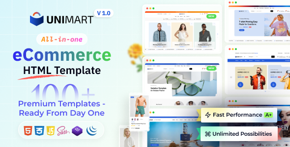 Unimart – Multipurpose eCommerce HTML5 Template by Rainbow-Themes