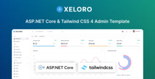 Xeloro - ASP.NET & Tailwind Admin Template by MyraStudio
