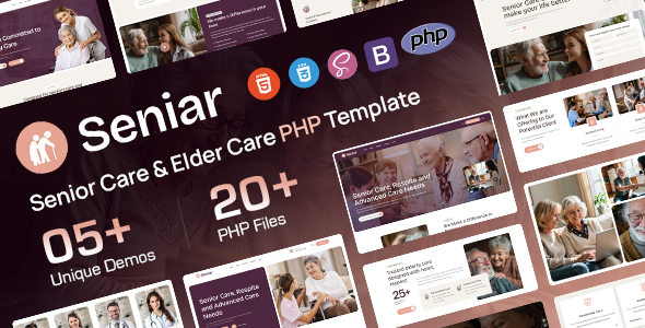 Seniar - Senior Elderly Care PHP Template by thimshop