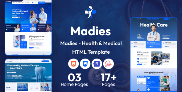 Madies - Health & Medical HTML Template by thememarch