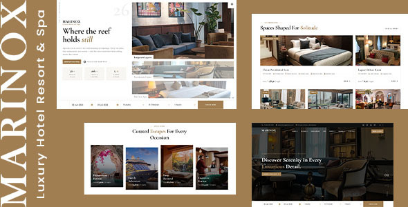 Marinox - Luxury Hotel, Restaurant, Resort & Spa HTML Template by ashishmaraviya
