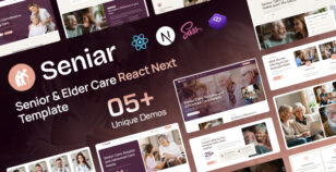 Seniar - Senior Care React Next Template by KodeSolution