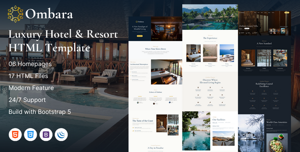 Ombara - Luxury Hotel & Resort HTML Template by On3stepThemes