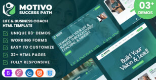 Motivo - Life & Business Coach HTML Template by WebsiteDesignTemplates