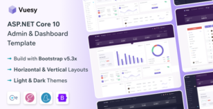 Vuesy - ASP.NET Core 10 Admin & Dashboard Template by themesdesign
