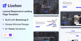 Lizehen - Laravel 13 Landing Page Template by themesdesign