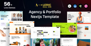 Aleric - Digital Agency & Creative Portfolio Nextjs Template by Theme_Pure