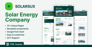 Solarsux - Solar Energy Company HTML Template by Themedepo1